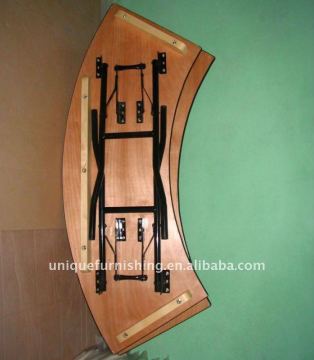 Serpentine plywood 8FT Folding Table