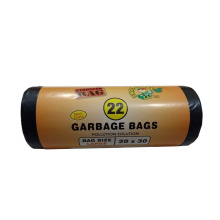 Bolsas de basura de Plastico LDPE/HDPE color negro tamano personalizado para 7, 14, 30, 55, 60 galones perfilador de latas