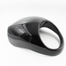 Black Motorcycle Headlight Fairing Cover with Bracket