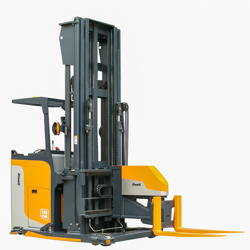 very narrow aisle forklift 1.6ton lithium battery