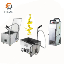 Stainless Steel Cooking Oil Filter Cart & Fryer Oil Clean Machine