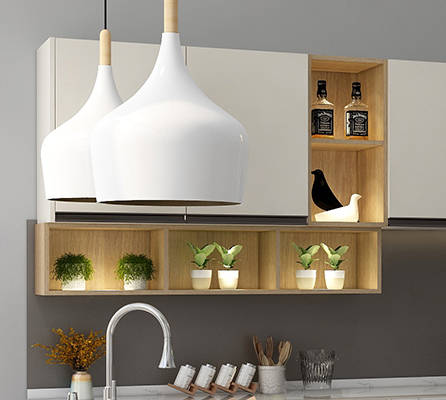 Modern Minimalist Kitchen Household Kitchen Storage Cabinet 