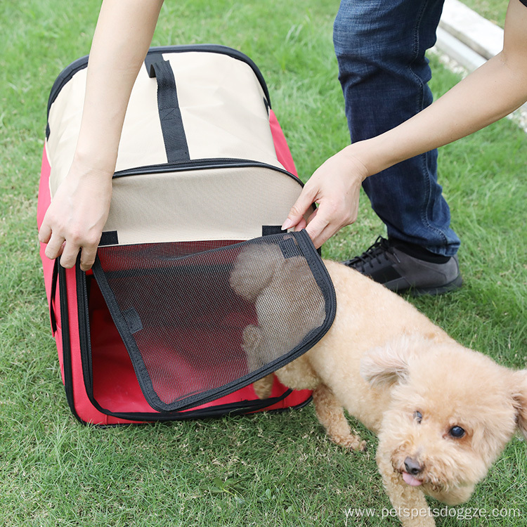 Fashion Portable Puppy Travel Carrier For Outdoor Traveling