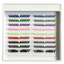 DIY Lash Extension Kit: Color Cluster Lashes for Private Label