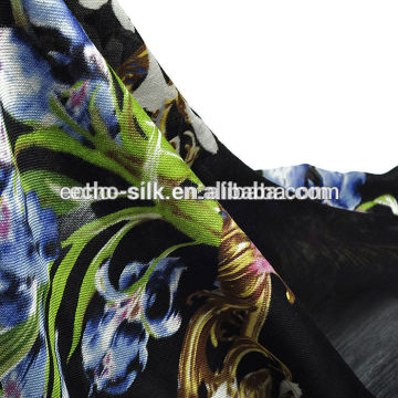 chinese custom digital silk scarf printing