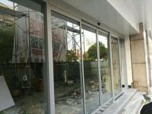 Best prices balcony glass automatic sliding telescopic door