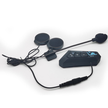 BT22 Motorcycle Helmet Headset: BT 5.0 Wireless Waterproof Communication