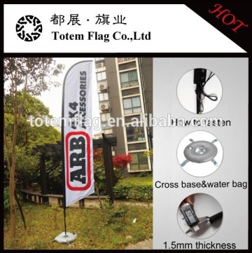 Flying Banner Stand , Water Base Outdoor Banner Stand