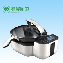 Mulitifunctional non sticky automatic Chinese wok with cooking skills