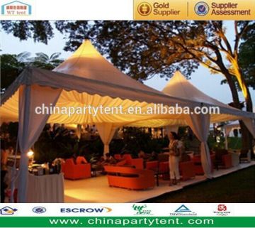 Luxury wooden floor outdoor event pagoda tent