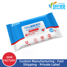 Customized alcohol disinfectant wipes