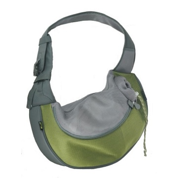 Olive Large PVC and Mesh Pet Sling