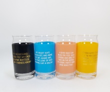 600ml personalised craft beer glasses beer can glass