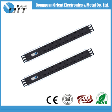6way South Africa RSA Switch plug PDU with Circuit Breaker