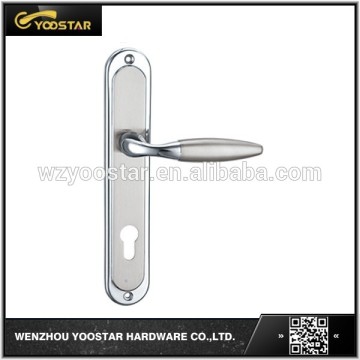 aluminum door handle with plate