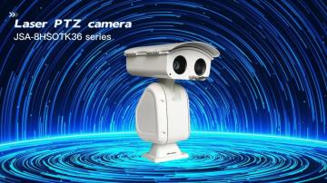 Single-spectrum or dual-spectrum PTZ camera, integrated PTZ-75X 550mm camera or optional 2000m laser