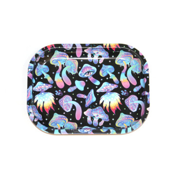 Tinplate Cigarette Tray 18x14cm - Metal Storage Tray