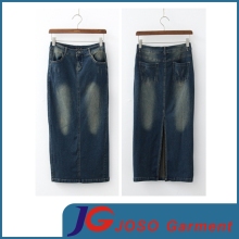 Factory Wholesale Ladies Long Denim Skirts (JC2061)