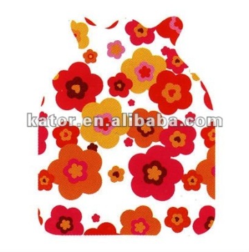 orange red flower foldable plastic vase