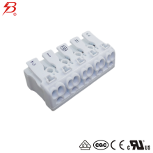 5 pins fast connection push wire connector