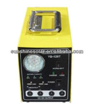 10W portable solar emergency lighting system