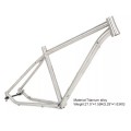 precision titanium MTB bicycle frame