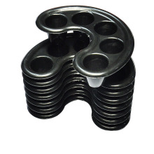 Nail Care Tool - Black Pink Plastic Washing Bowl