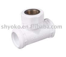 PPR fittings / female tee (copper thread)
