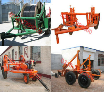 Multifunctional cable drum trailer,cable reel puller