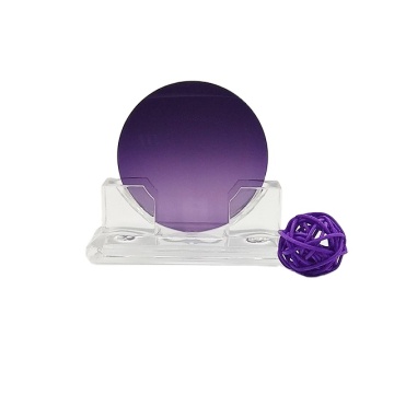 Retail and wholesale 1.56 hc tinted gradient purple optical sun lens