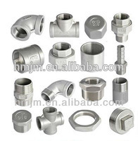 Stainless Steel Screwed Union, Taper Seat Union, Flat Seat Union with Rubber Gasket
