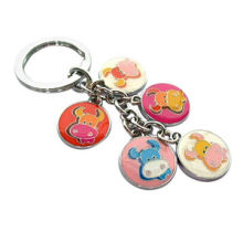 Cow charms keychain