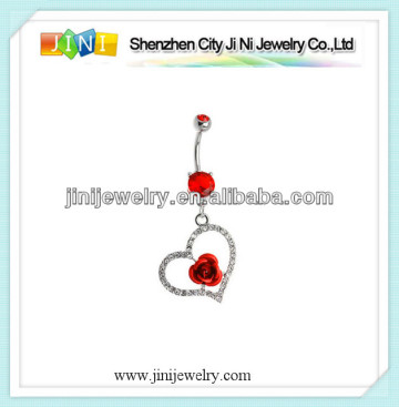 jewelled navel ring