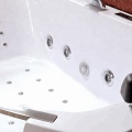 Jetted Clear Glass Bathtubs with Led Light