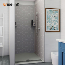 custom solid surface shower walls for bathroom