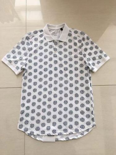 Polka stip polo shirt voor mannen