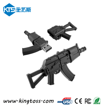 Vivid PVC Submachine Gun USB Memory