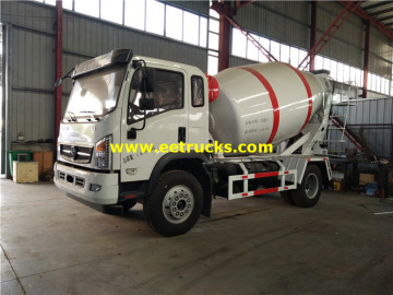 Dayun 3000L Small Cement Mixer Trucks