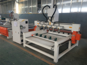 wood stair rotary axis cnc router machine