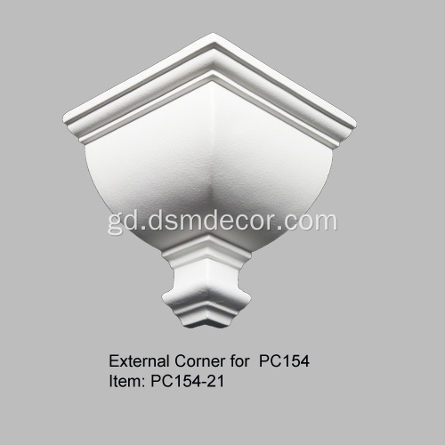 Moulding cornice sgeadachail polurethane