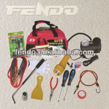 auto safety kit roadside car emergency kit with air compressor