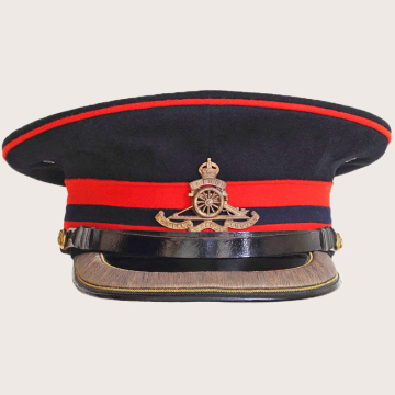 Custom flat top military officer cap