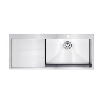 European Style Stainless Steel Kitchen Sink with Drainboard