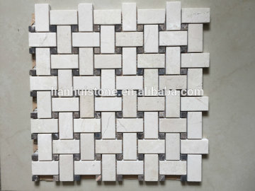 good quality chinese marble mosaic tile Brick marble mosaic