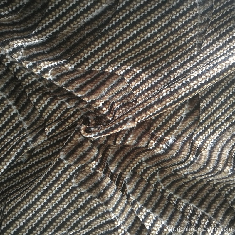 Canapé en polyester 100d de vente chaude en tissu de velours