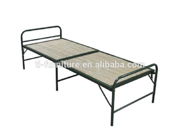 Cheap used single folding bed/single bed/iron single bed
