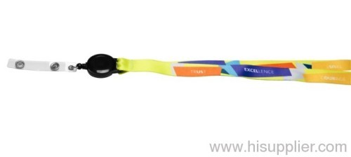 Sublimation Printed Lanyards With Badge Holder 