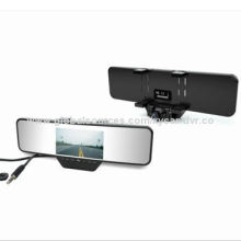 2.0-megapixel Lens 12MP HD Shooting Rear-view Mirror DVRs/Cameras with Bluetooth, Motion Detection