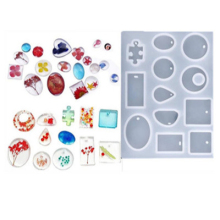 DIY Silicone Resin Mold for Crystal Jewelry Pendants