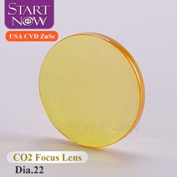 Startnow USA CVD ZnSe Laser Focus Lens D22 F63.5mm 2.5\" CO2 Laser Optic Focusing Lens
